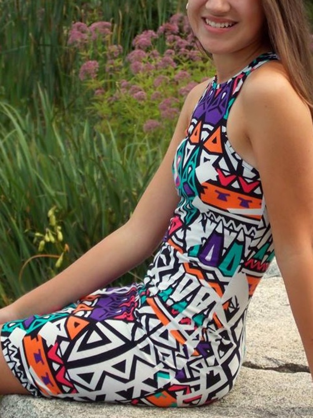 Print Bodycon Dress